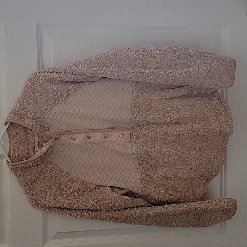 Maurices Fleece. Blush Pink Jacket.